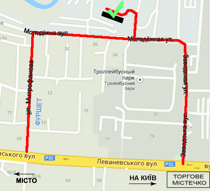 План проезда